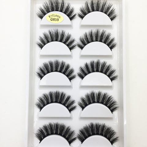 New Natural 3D Mink False Eyelashes