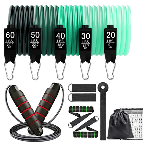 11 pieces Resistance Bands Set