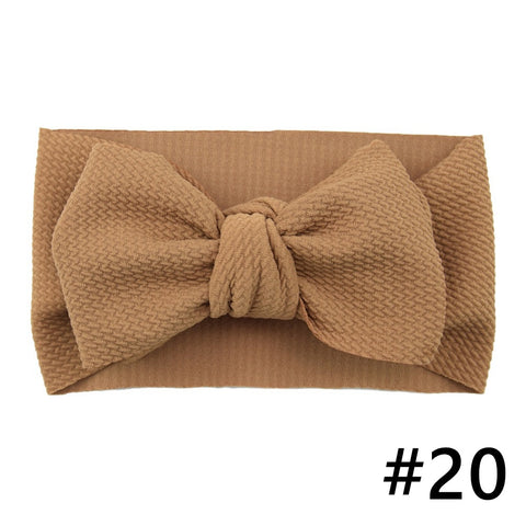 Baby Girls Big Bow Tie Hair Band