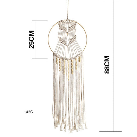 Nordic Star Moon Macrame