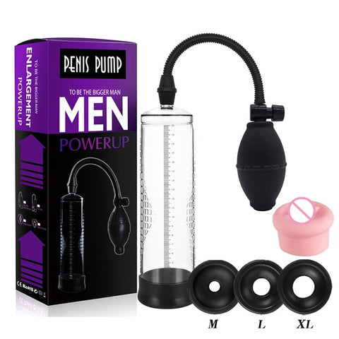 Pump Enlargement Vacuum Dick Extender Men Sex Toy I