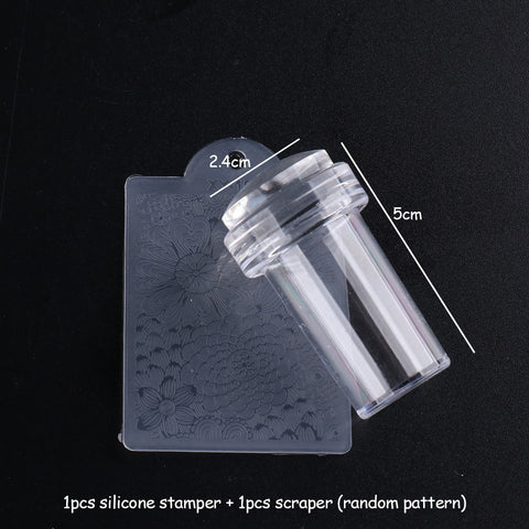 French Mold Nail Art Stamper with Cap