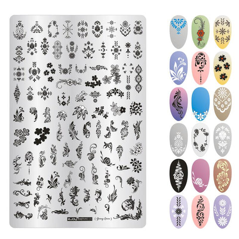9.5X14.5cm Big Size Nail Stamping Plates