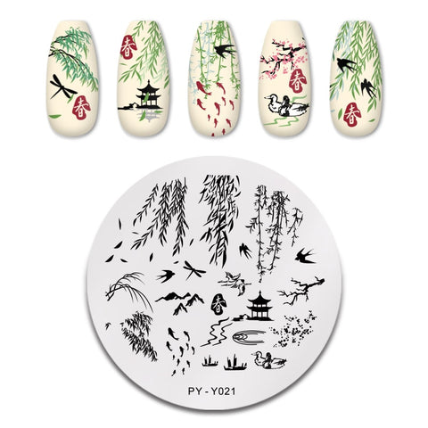 12*6cm Nail Art Templates Stamping Plate
