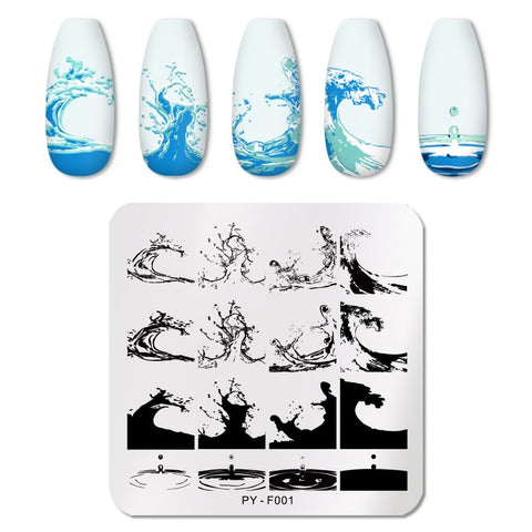 12*6cm Nail Art Templates Stamping Plate