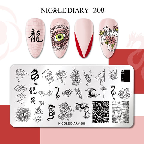 Nails Leaf Flower Manicure Decor