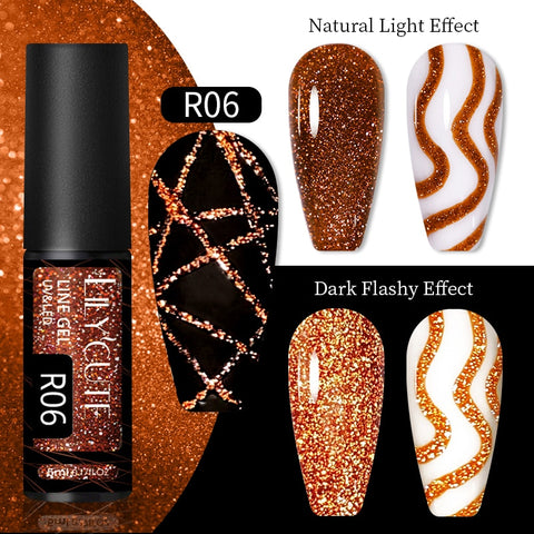 5ml Metallic Painting Liner Gel Polish