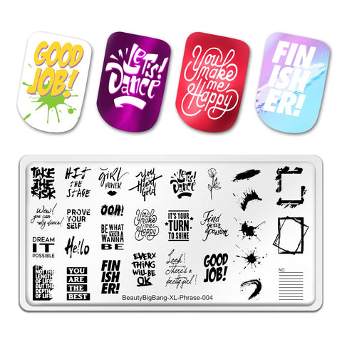 New Beauty Big Bang Animal Image Nail Art