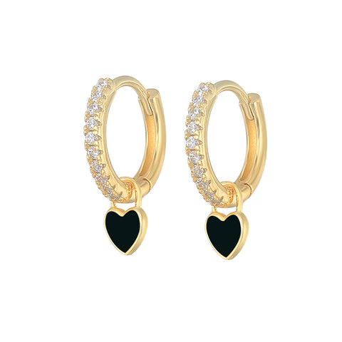 New Aide Silver Color Hoop Earrings