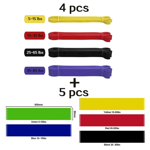 Elastic Training Gum Resistance Bands