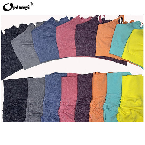 Women Seamless Yoga Sports Suits