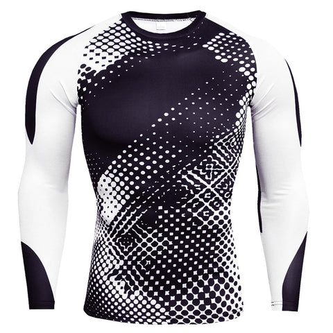 Men Long Sleeve Gym T-shirts