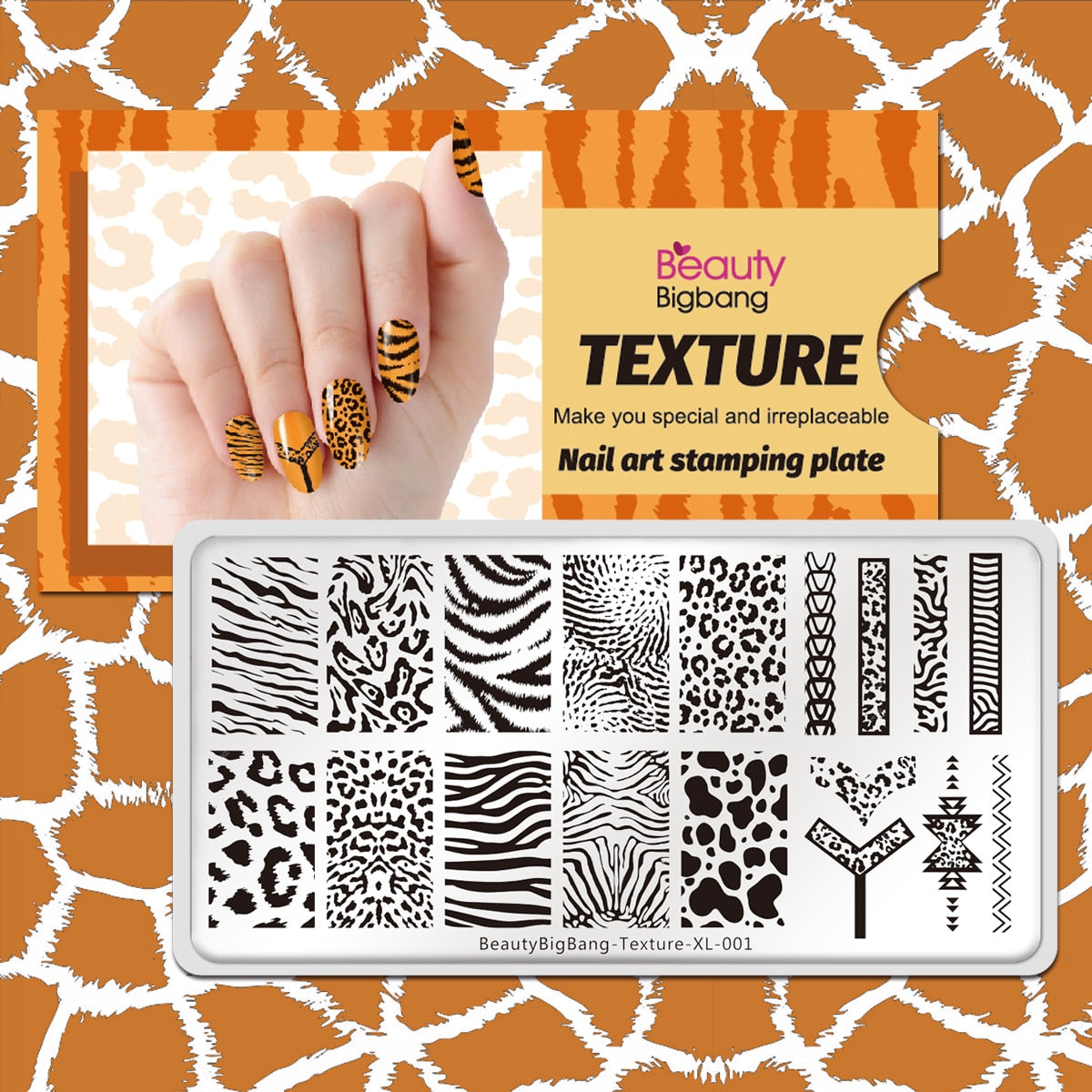 New Beauty Big Bang Animal Image Nail Art