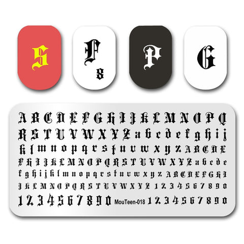 New Nail Plates Stamp King Manicure Set