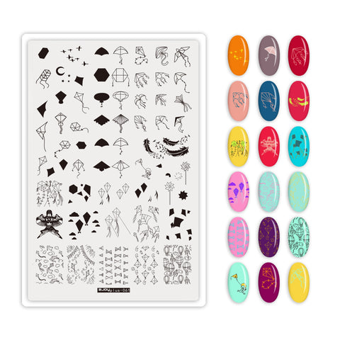 9.5X14.5cm Big Size Nail Stamping Plates