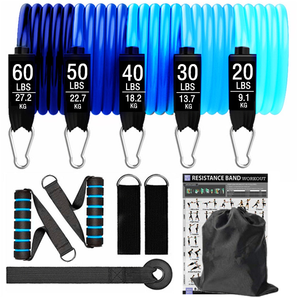 11 pieces Resistance Bands Set