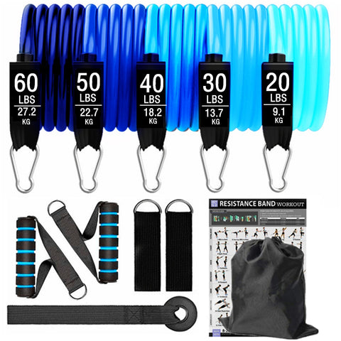 11 pieces Resistance Bands Set