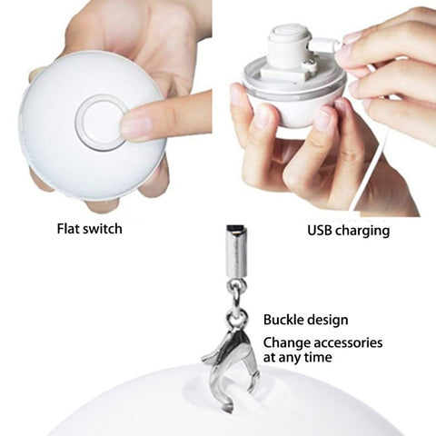 PET LED Self Rotating Ball Toy