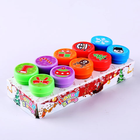 10pcs Self-ink Stamps Children Toy