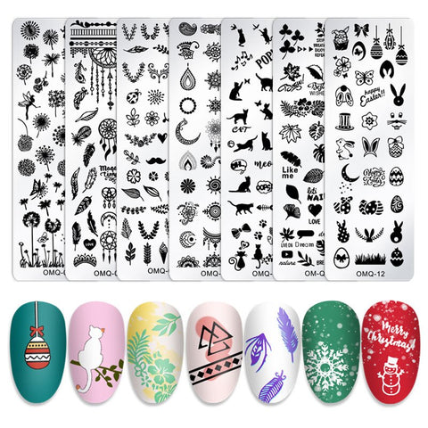 New Nail Art Templates Stamping Plate