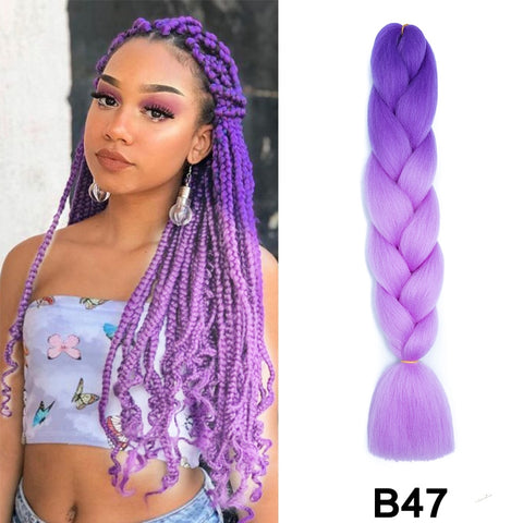 New Synthetic Jumbo Braiding Hair Extension
