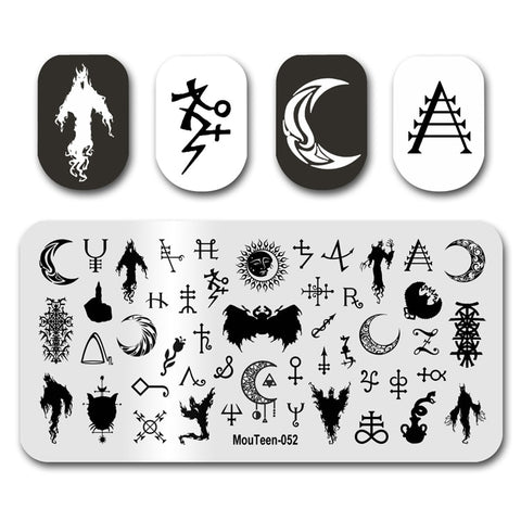 New Nail Plates Stamp King Manicure Set