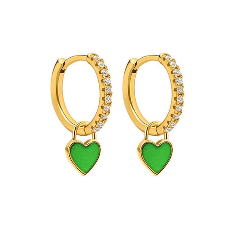 New Aide Silver Color Hoop Earrings
