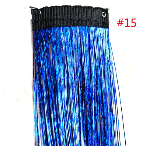 Rainbow Shiny Sparkle Hair Tinsel Kit