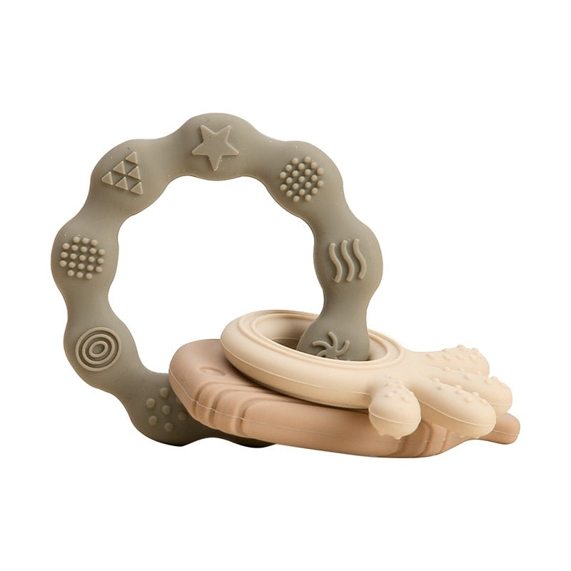 Baby Silicone Teether Ring