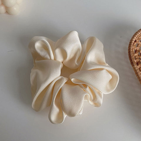 Women Silk Scrunchie Elastic Multicolor Hair Band
