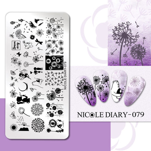 Girl Love Heart Printing Stencil Manicuring Art