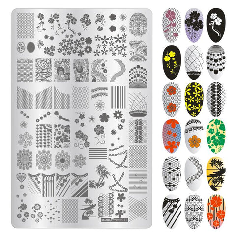 9.5X14.5cm Big Size Nail Stamping Plates