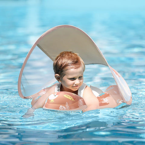 Baby Float With Canopy Swimming Ring