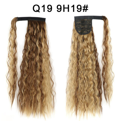 New Natural Hairpiece Headwear Hair Brown Grey