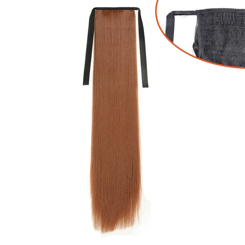 New Long Straight Pony Tail Synthetic Hair