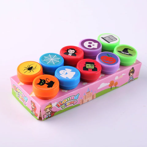 10pcs Self-ink Stamps Children Toy