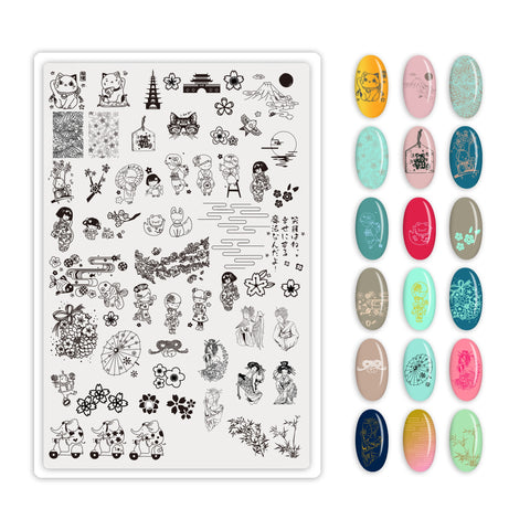 9.5X14.5cm Big Size Nail Stamping Plates