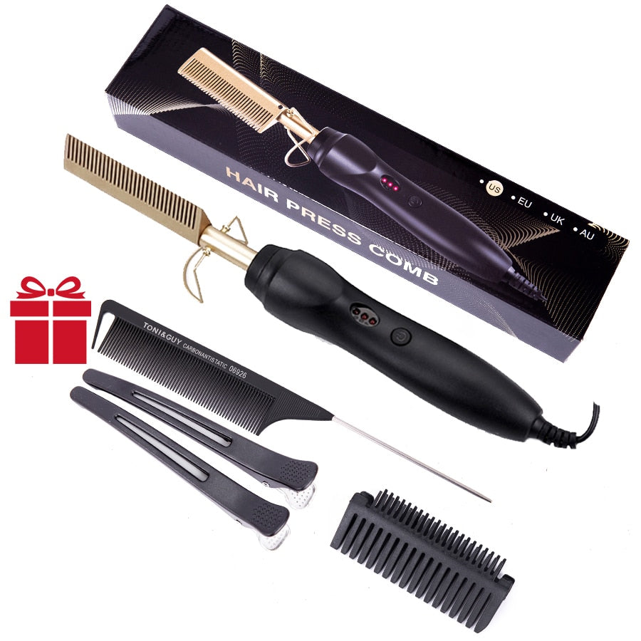 New Leeons Black Hot Comb