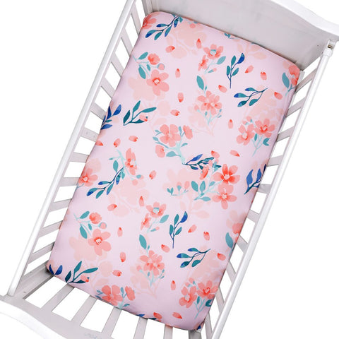 Newborn Baby Microfabric Crib Fitted Bedding