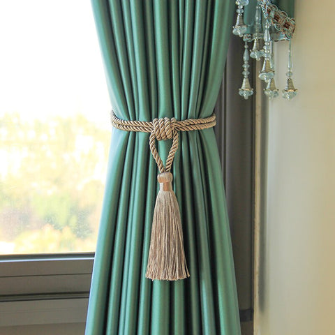 1Pc Handmade Tassel Curtain Tieback