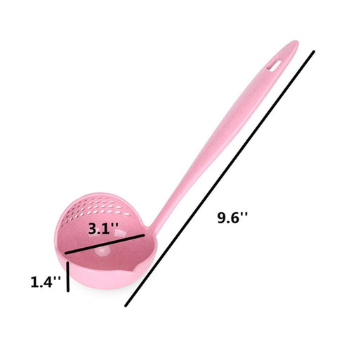 2 in 1 Long Handle Soup Spoon