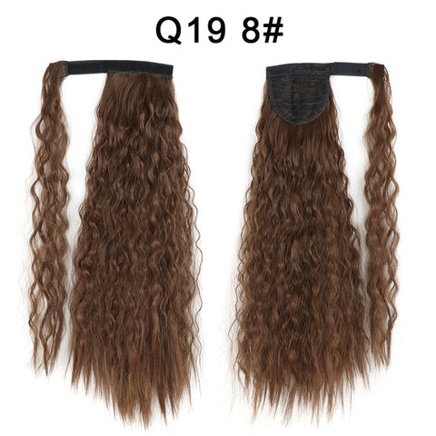 New Natural Hairpiece Headwear Hair Brown Grey