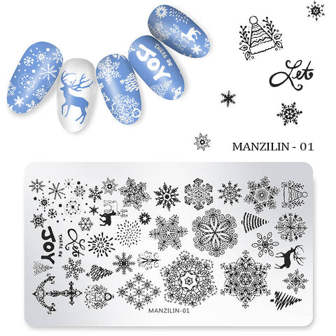 New Nail Art Templates Stamping Plate