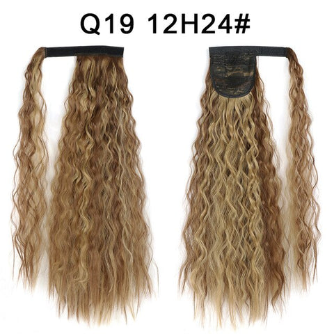 New Natural Hairpiece Headwear Hair Brown Grey