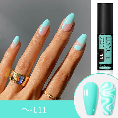 5ml Metallic Painting Liner Gel Polish