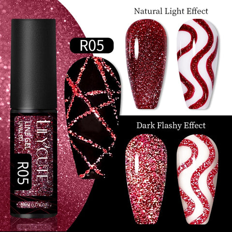 5ml Metallic Painting Liner Gel Polish