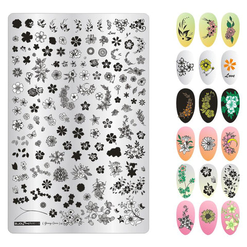 9.5X14.5cm Big Size Nail Stamping Plates