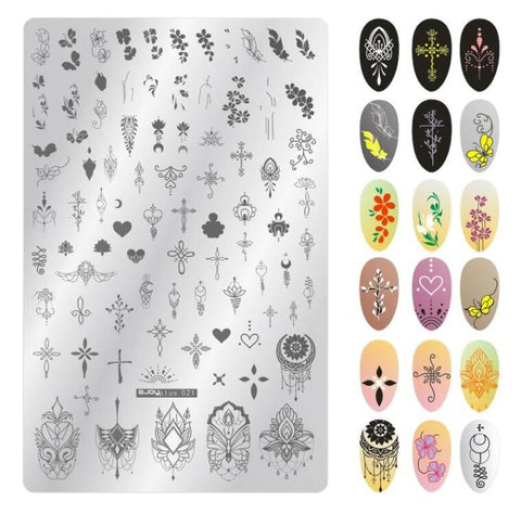 9.5X14.5cm Big Size Nail Stamping Plates