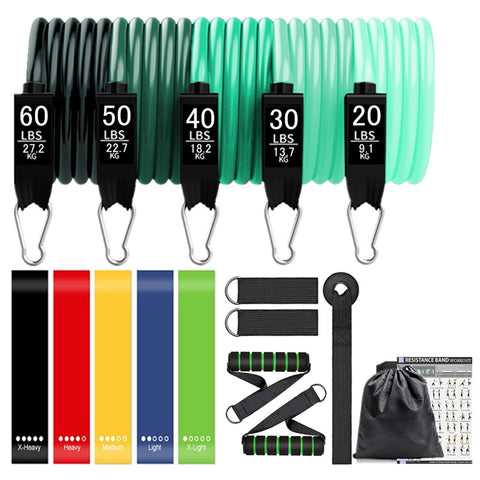 11 pieces Resistance Bands Set