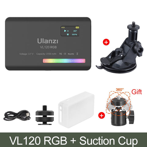Ulanzi VL120 RGB LED Video Camera Light